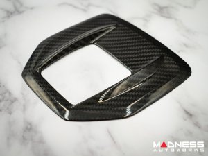 Alfa Romeo Stelvio Shift Gate Panel - Carbon Fiber - Pre '20 - Feroce Carbon Alfa Romeo Stelvio Shift Gate Panel - Carbon Fiber - Pre '20 - Feroce Carbon